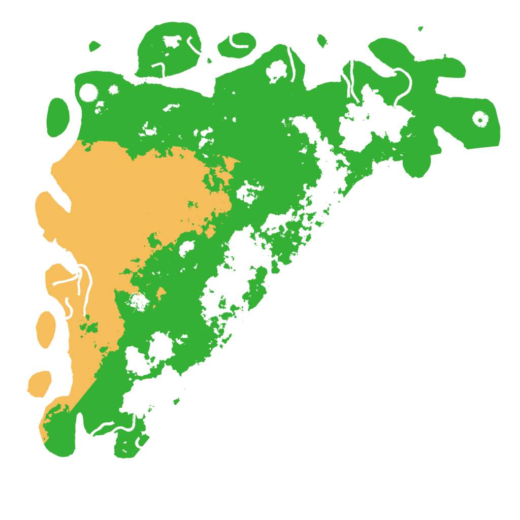 Biome Rust Map: Procedural Map, Size: 5000, Seed: 1162355372