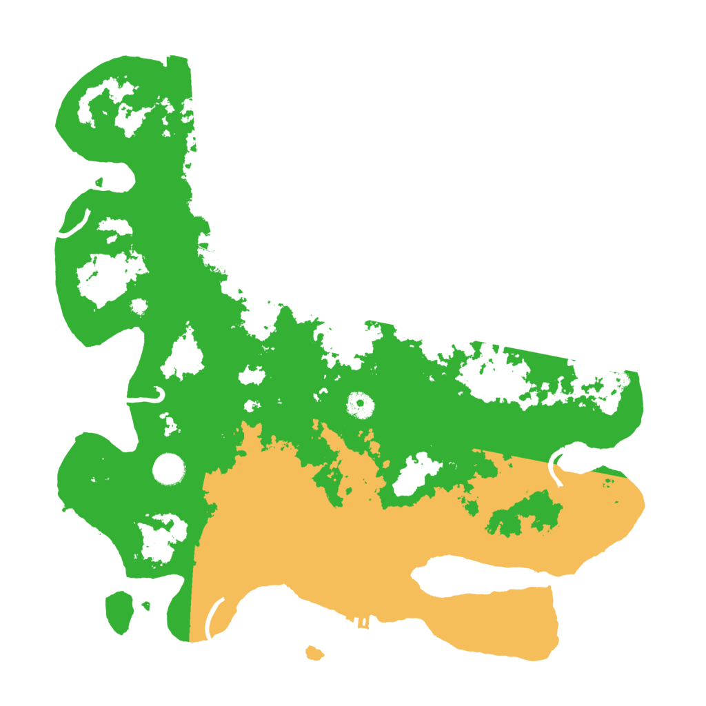 Biome Rust Map: Procedural Map, Size: 3900, Seed: 350000