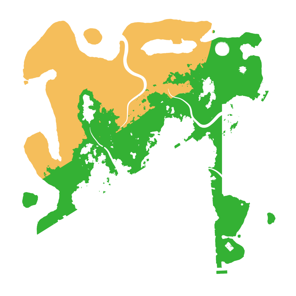 Biome Rust Map: Procedural Map, Size: 3750, Seed: 1382819066