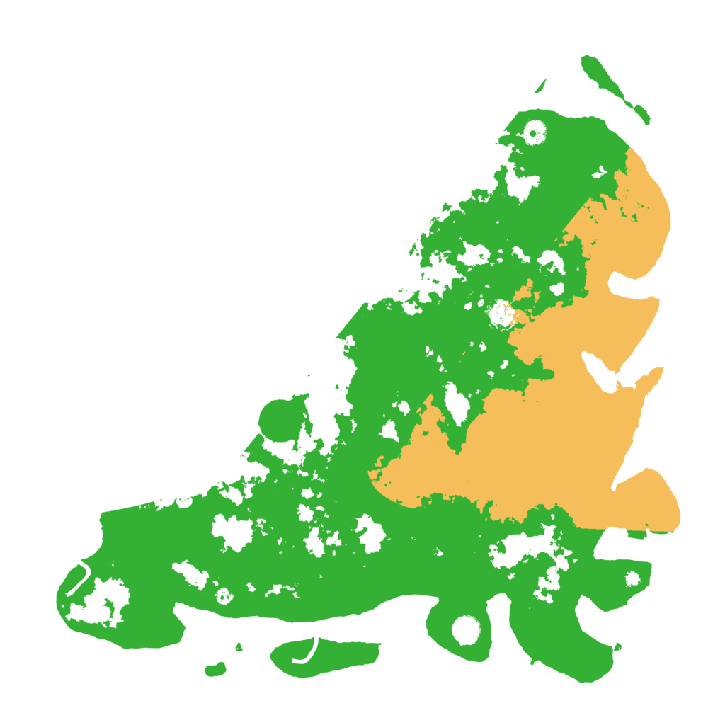 Biome Rust Map: Procedural Map, Size: 4500, Seed: 231102