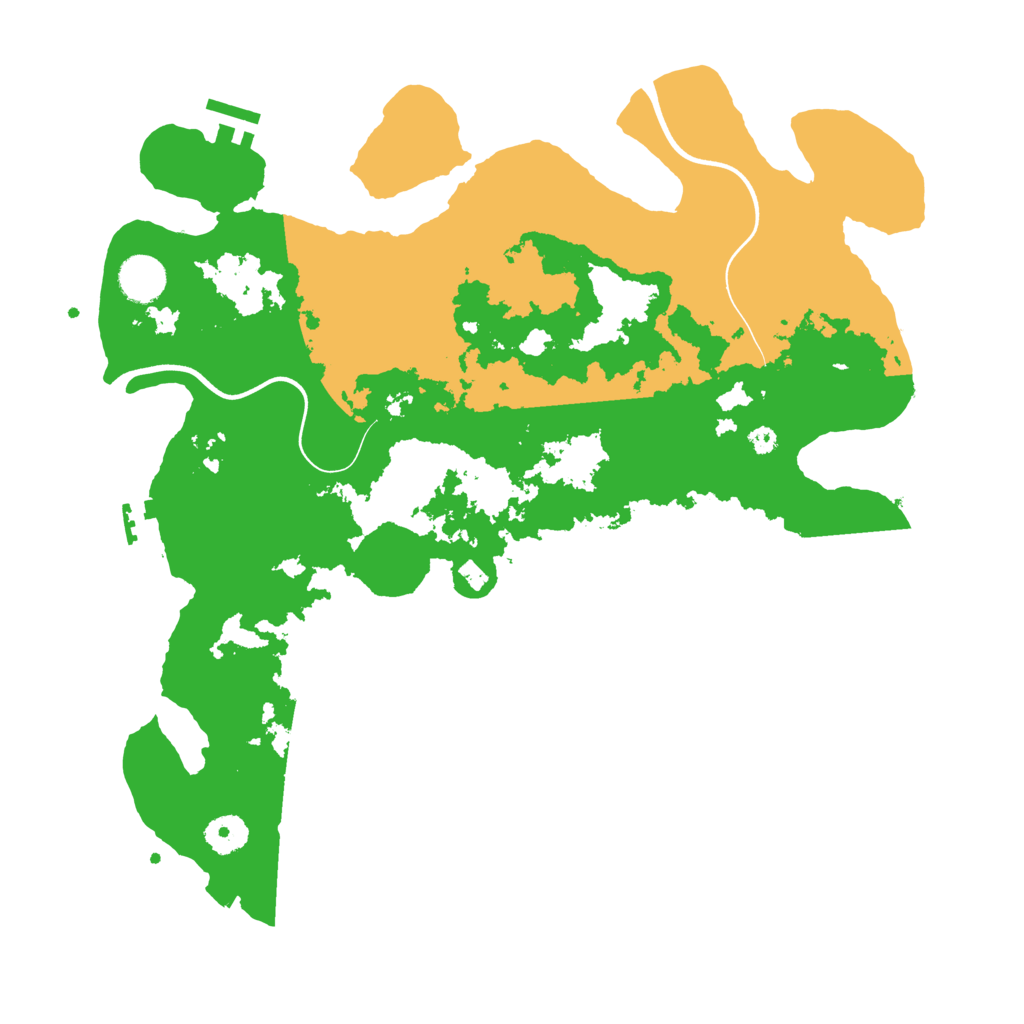 Biome Rust Map: Procedural Map, Size: 3800, Seed: 1442570752