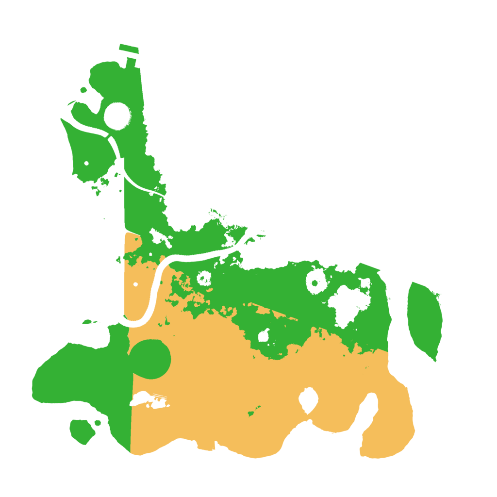 Biome Rust Map: Procedural Map, Size: 3300, Seed: 1258169990