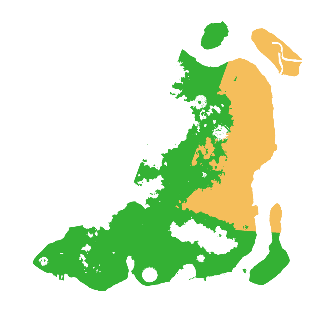 Biome Rust Map: Procedural Map, Size: 3700, Seed: 7485965
