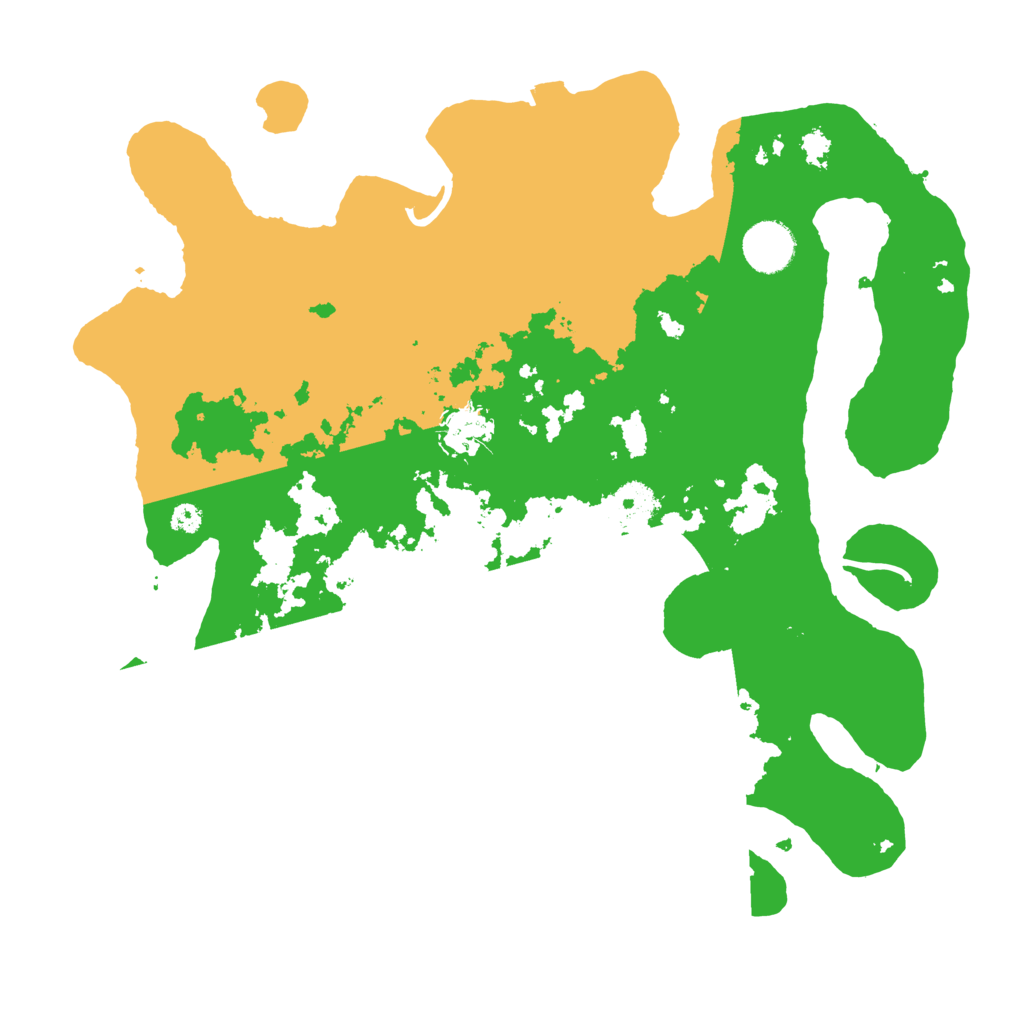 Biome Rust Map: Procedural Map, Size: 3500, Seed: 34252345