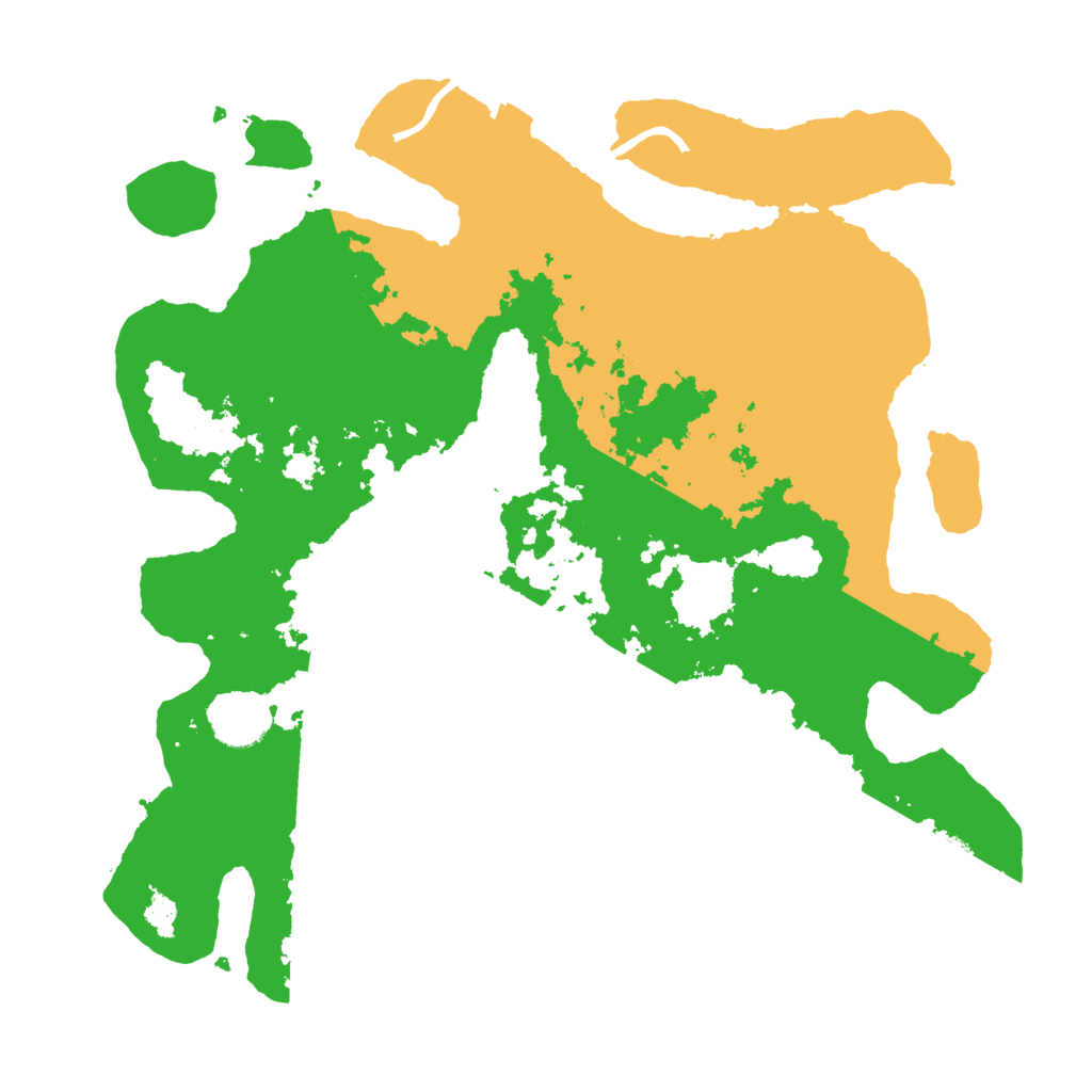 Biome Rust Map: Procedural Map, Size: 3500, Seed: 892615017