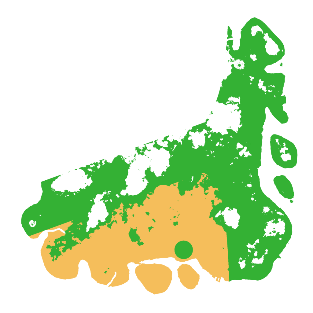 Biome Rust Map: Procedural Map, Size: 4500, Seed: 1601827267