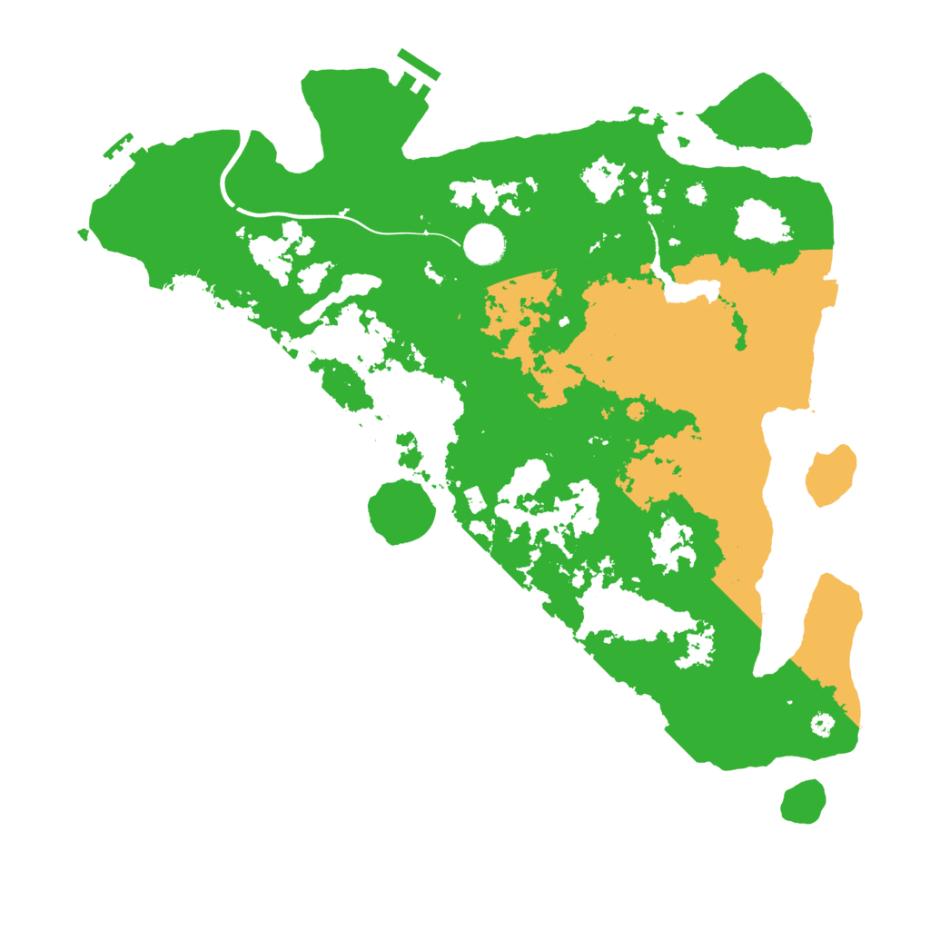 Biome Rust Map: Procedural Map, Size: 4000, Seed: 528824831