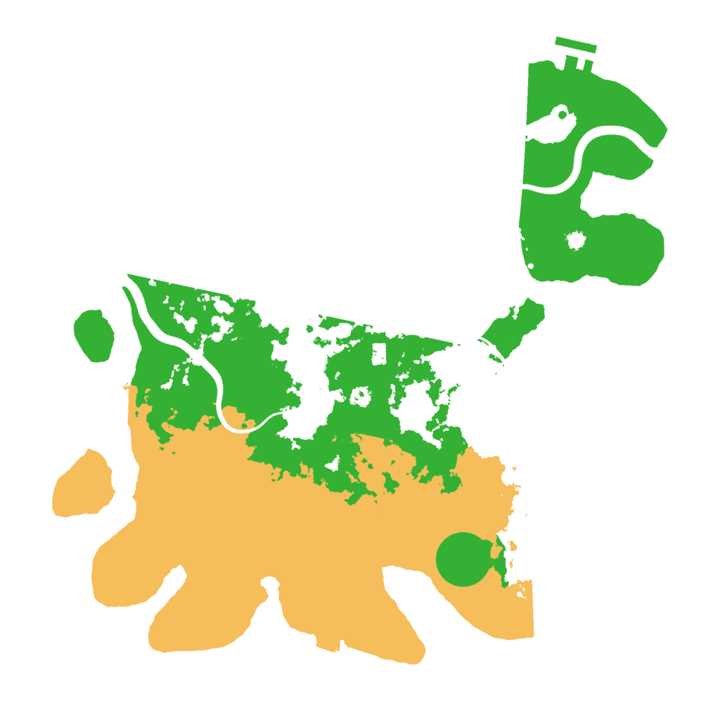 Biome Rust Map: Procedural Map, Size: 3500, Seed: 781663573