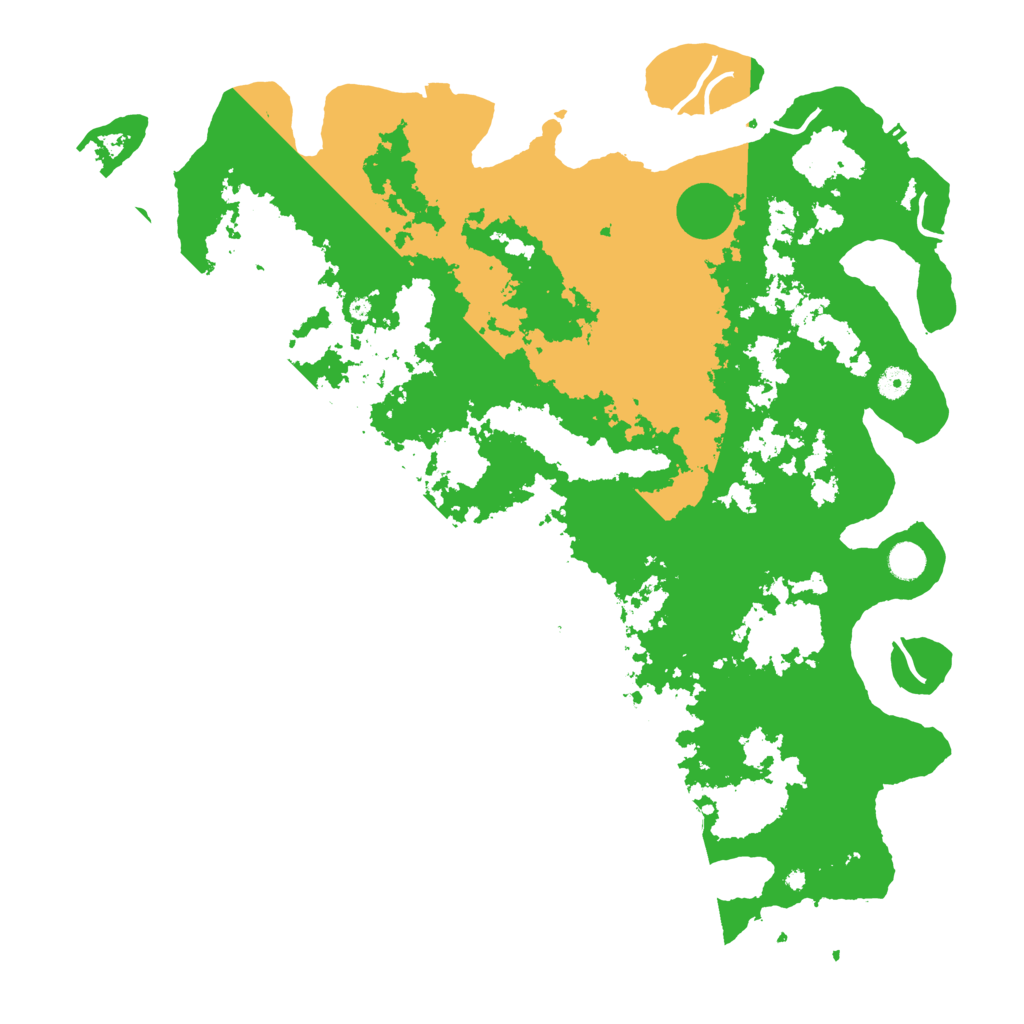 Biome Rust Map: Procedural Map, Size: 4800, Seed: 1247618027
