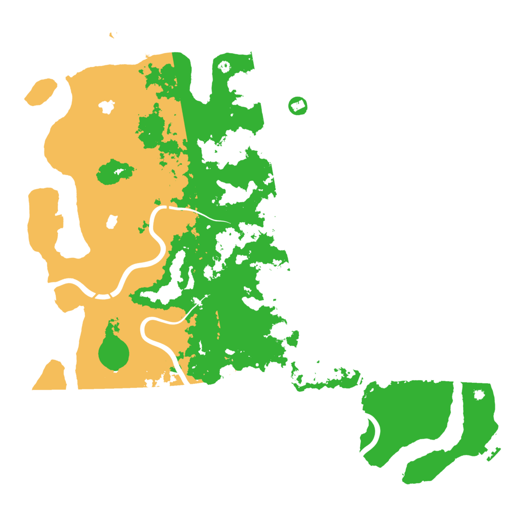 Biome Rust Map: Procedural Map, Size: 4500, Seed: 54615415