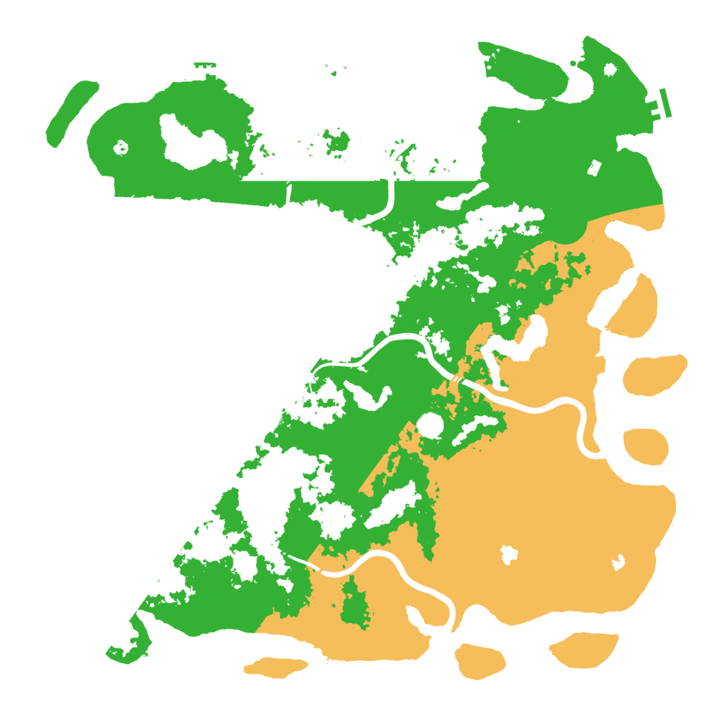 Biome Rust Map: Procedural Map, Size: 5000, Seed: 69320654