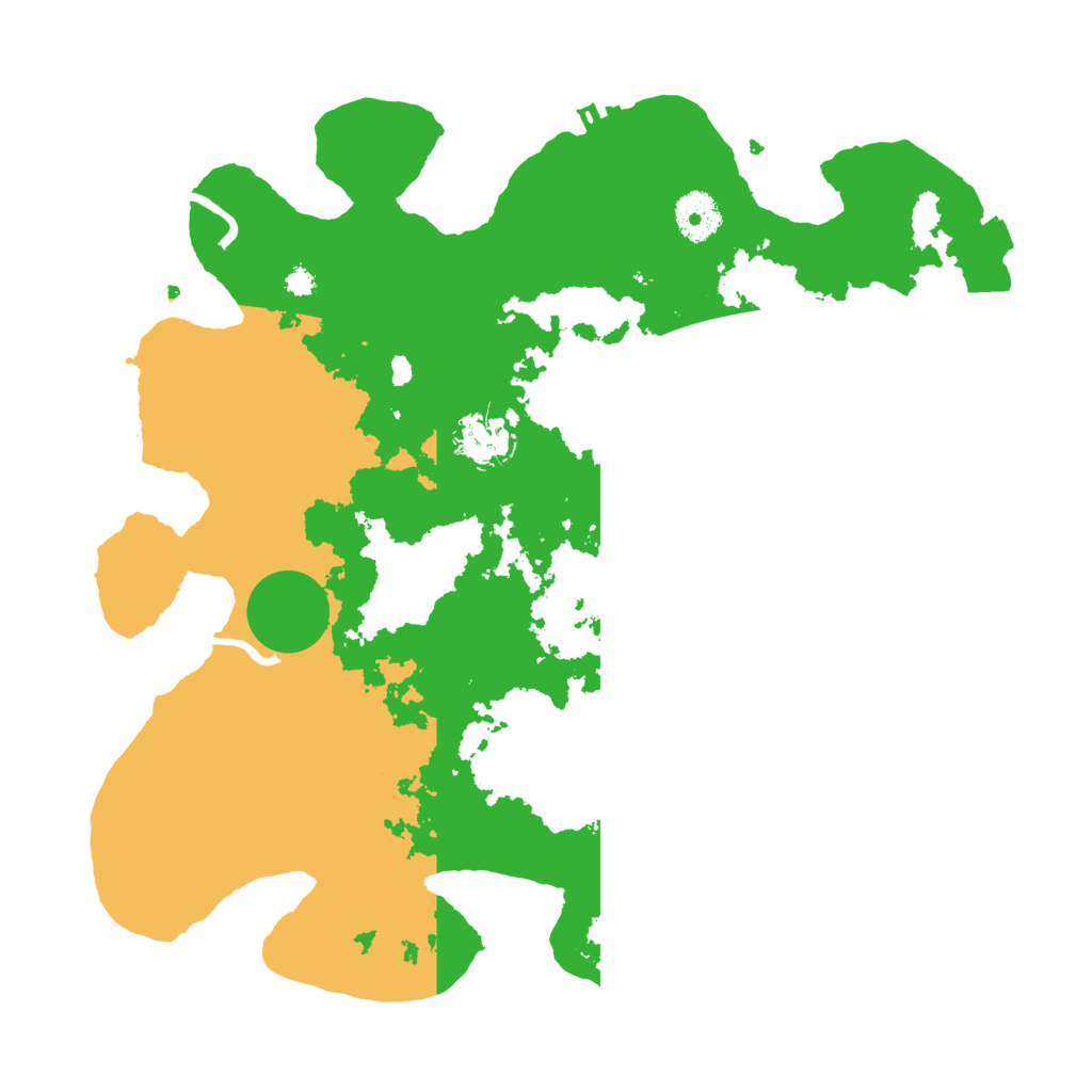 Biome Rust Map: Procedural Map, Size: 3500, Seed: 834394729
