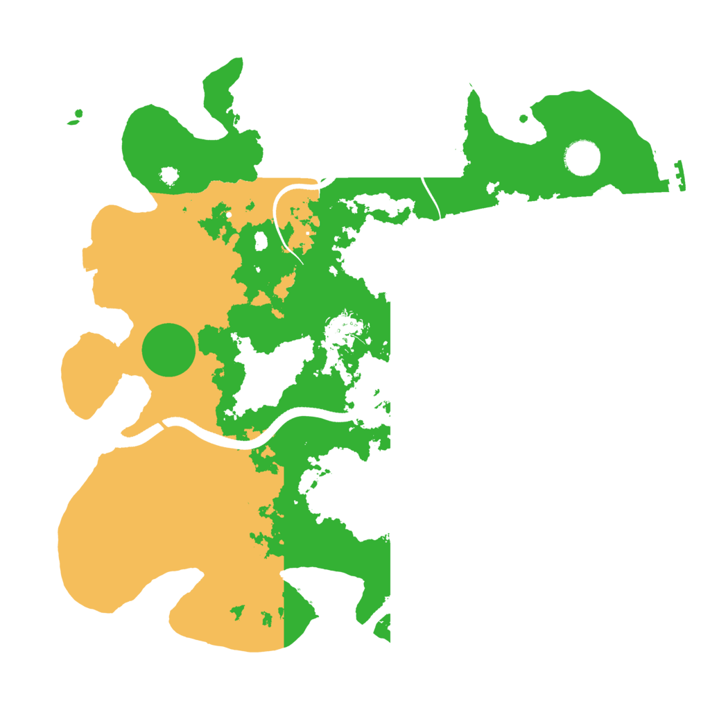 Biome Rust Map: Procedural Map, Size: 3500, Seed: 834394729