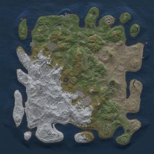 Thumbnail Rust Map: Procedural Map, Size: 4200, Seed: 1534965717, 17 Monuments