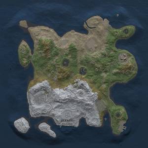 Thumbnail Rust Map: Procedural Map, Size: 3000, Seed: 1480572364, 13 Monuments