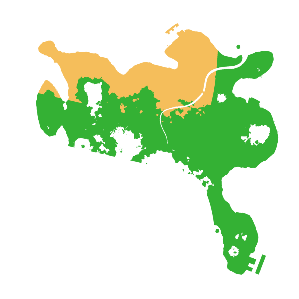 Biome Rust Map: Procedural Map, Size: 3000, Seed: 1480572364