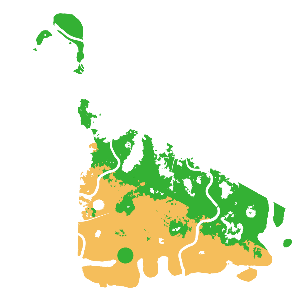 Biome Rust Map: Procedural Map, Size: 5000, Seed: 379030308