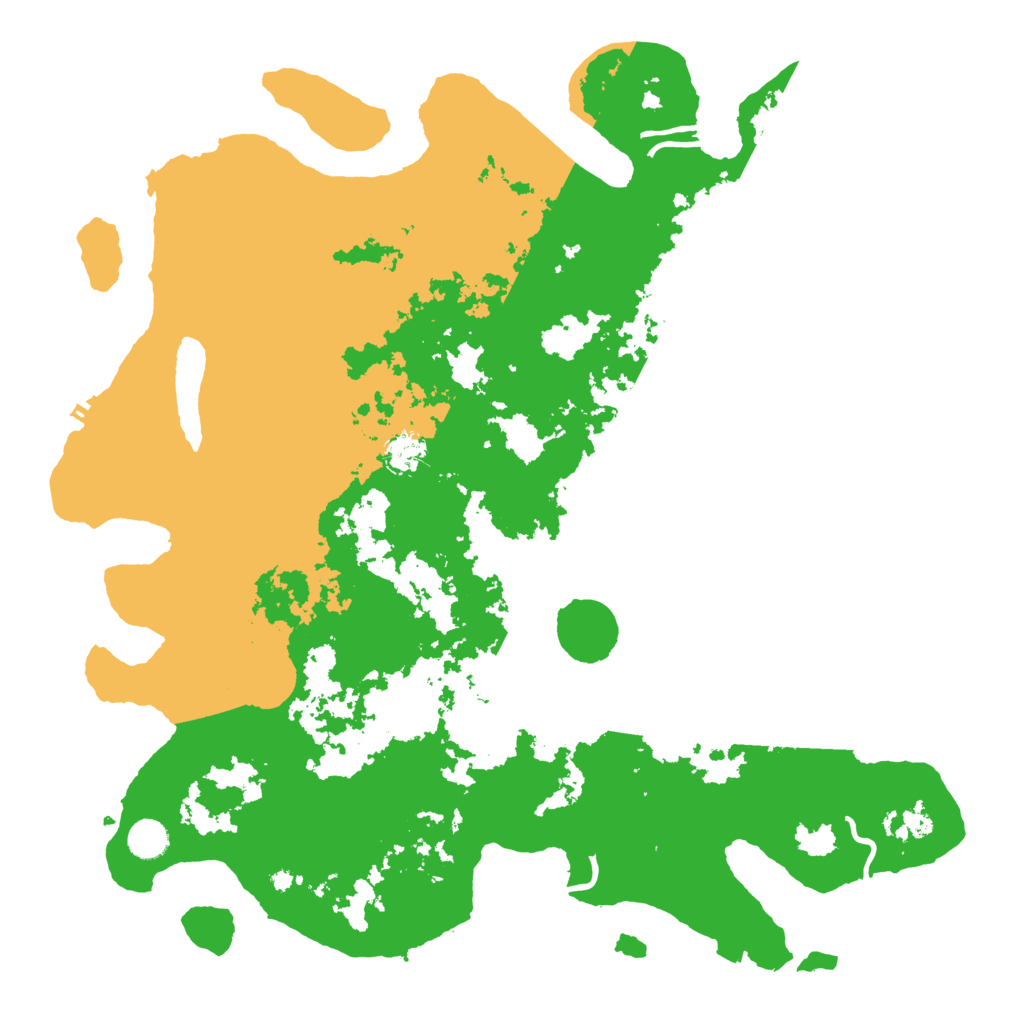 Biome Rust Map: Procedural Map, Size: 4500, Seed: 780935221