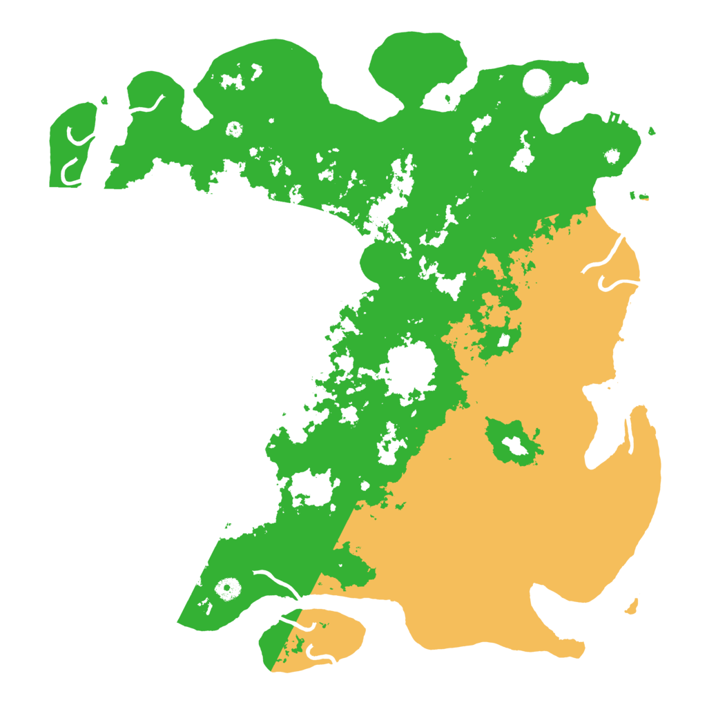 Biome Rust Map: Procedural Map, Size: 4500, Seed: 939522230