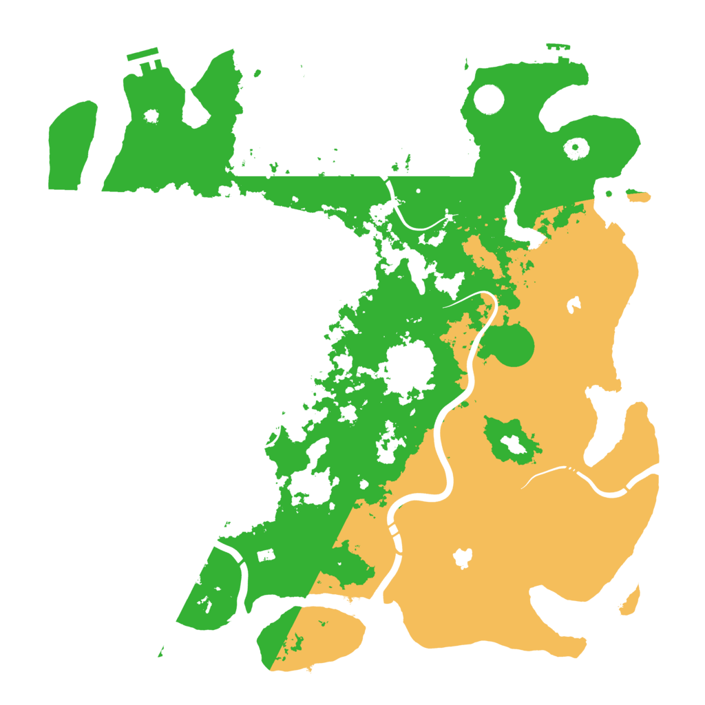 Biome Rust Map: Procedural Map, Size: 4500, Seed: 939522230