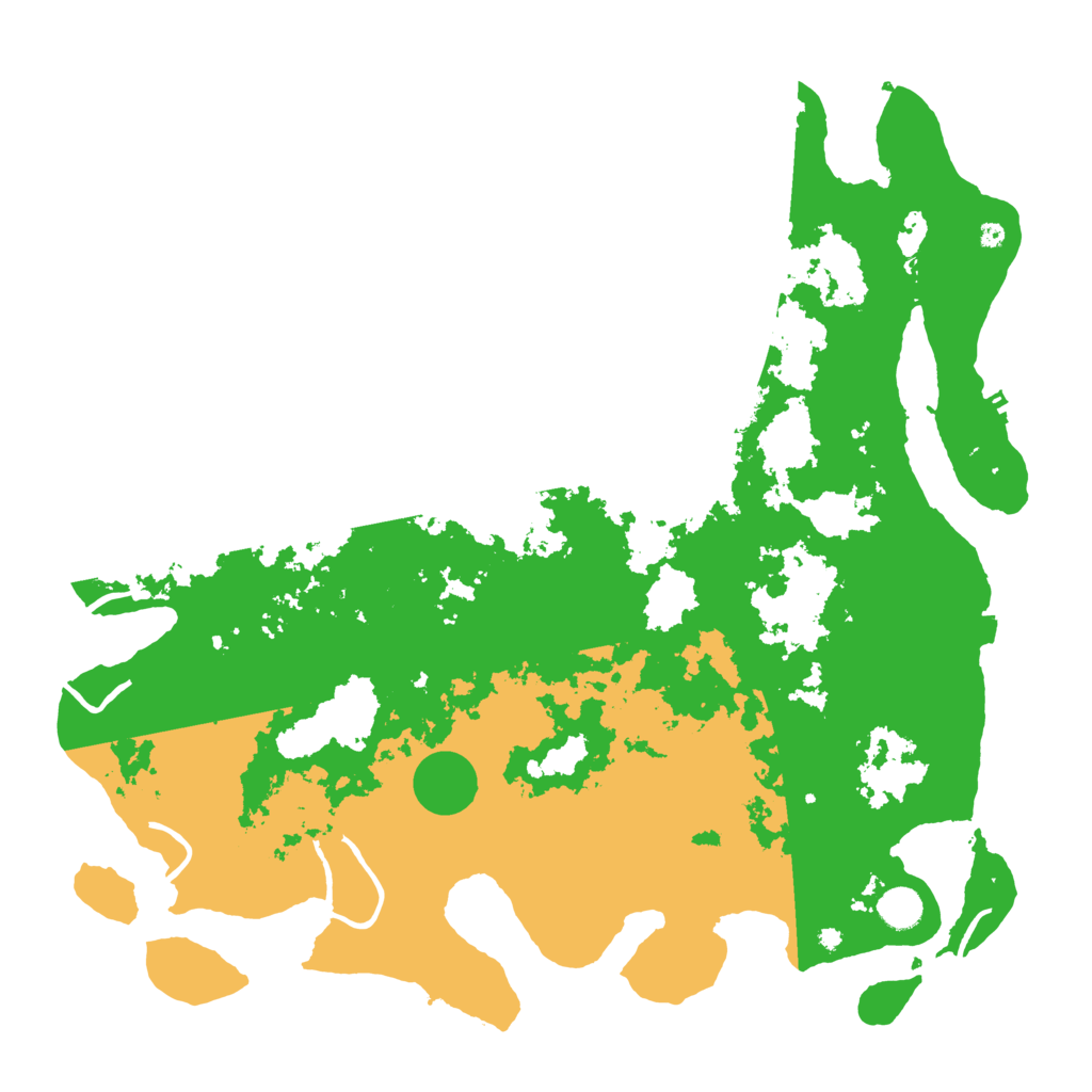 Biome Rust Map: Procedural Map, Size: 4500, Seed: 559220873