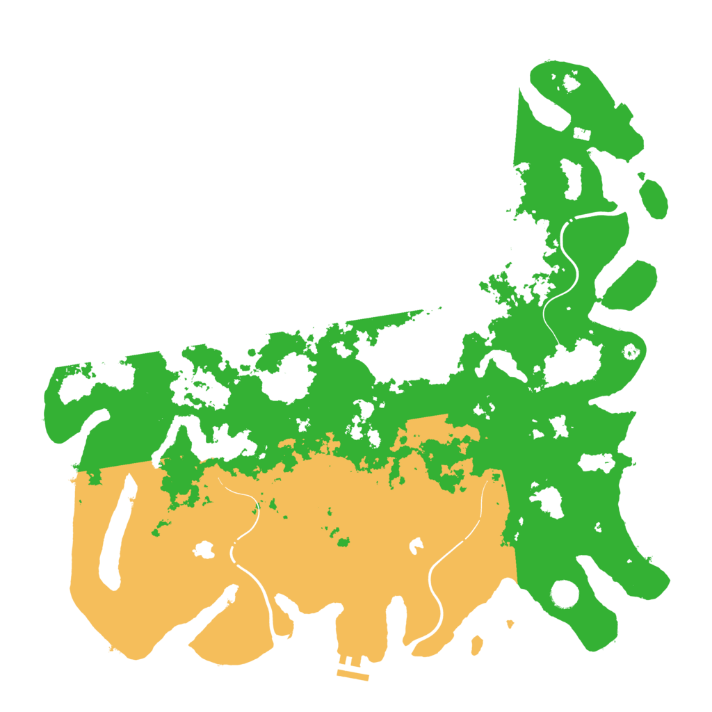 Biome Rust Map: Procedural Map, Size: 4500, Seed: 389645082