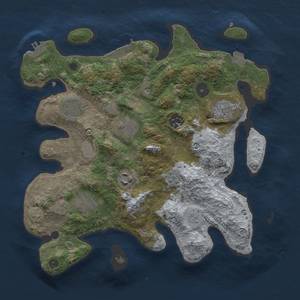 Thumbnail Rust Map: Procedural Map, Size: 3200, Seed: 840190946, 15 Monuments
