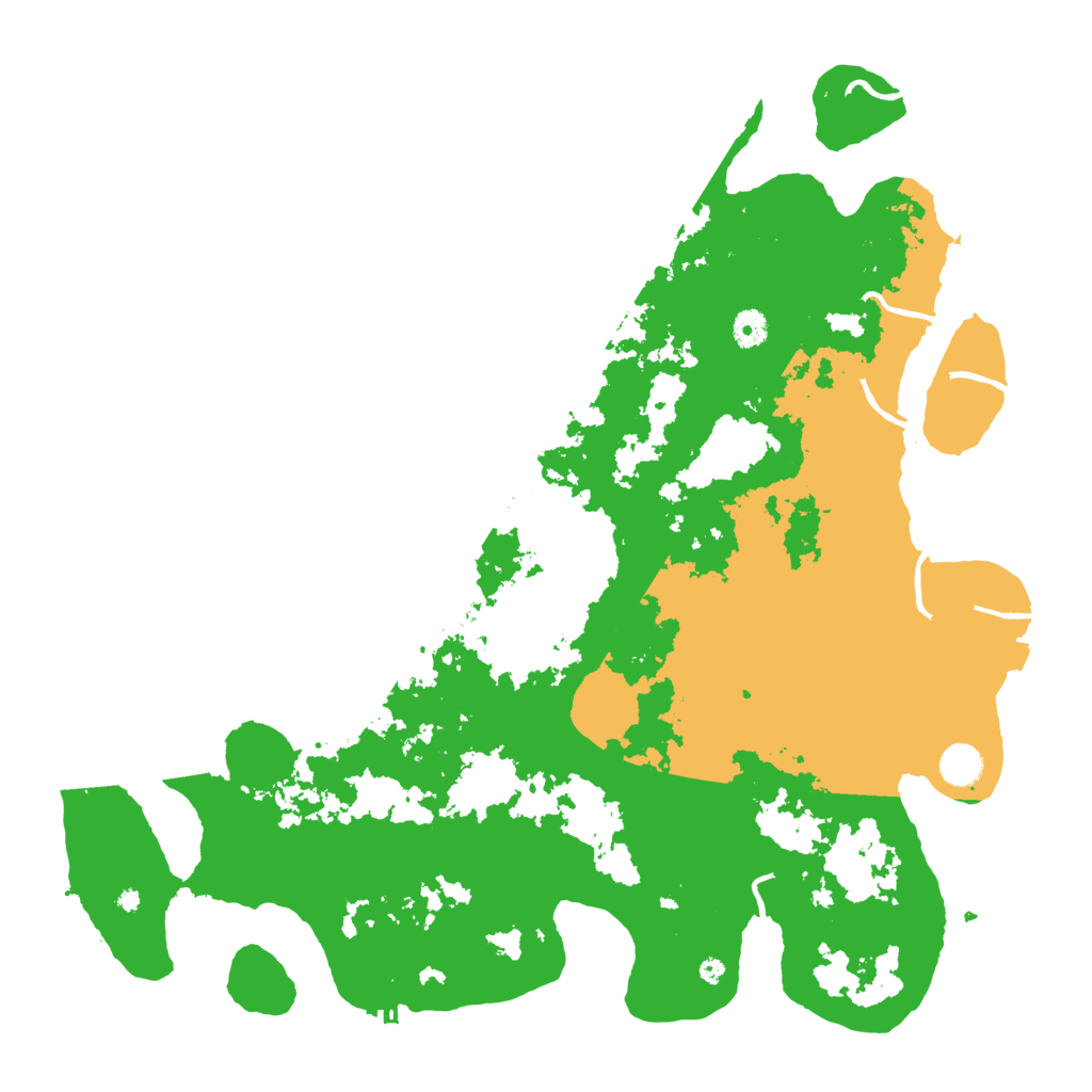 Biome Rust Map: Procedural Map, Size: 4500, Seed: 172622401