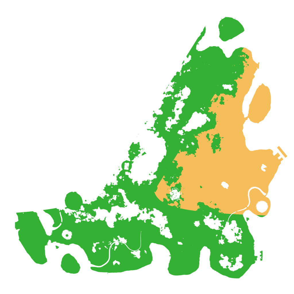 Biome Rust Map: Procedural Map, Size: 4500, Seed: 172622401