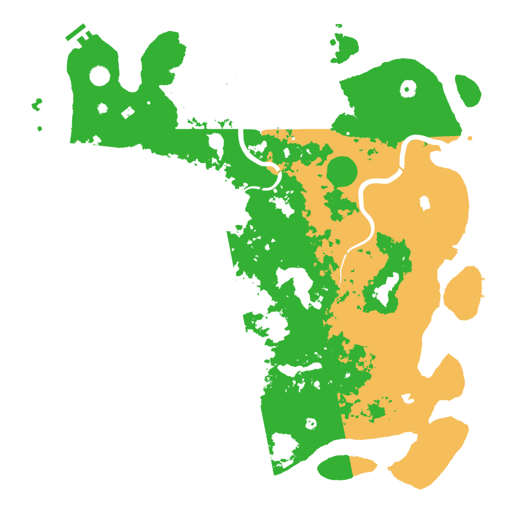 Biome Rust Map: Procedural Map, Size: 4500, Seed: 19811984