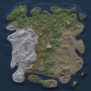 Thumbnail Rust Map: Procedural Map, Size: 4250, Seed: 1522872725, 19 Monuments