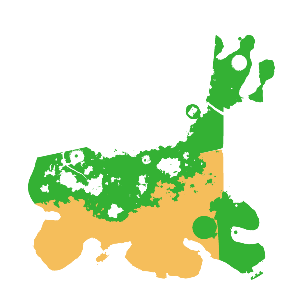 Biome Rust Map: Procedural Map, Size: 3400, Seed: 62410157