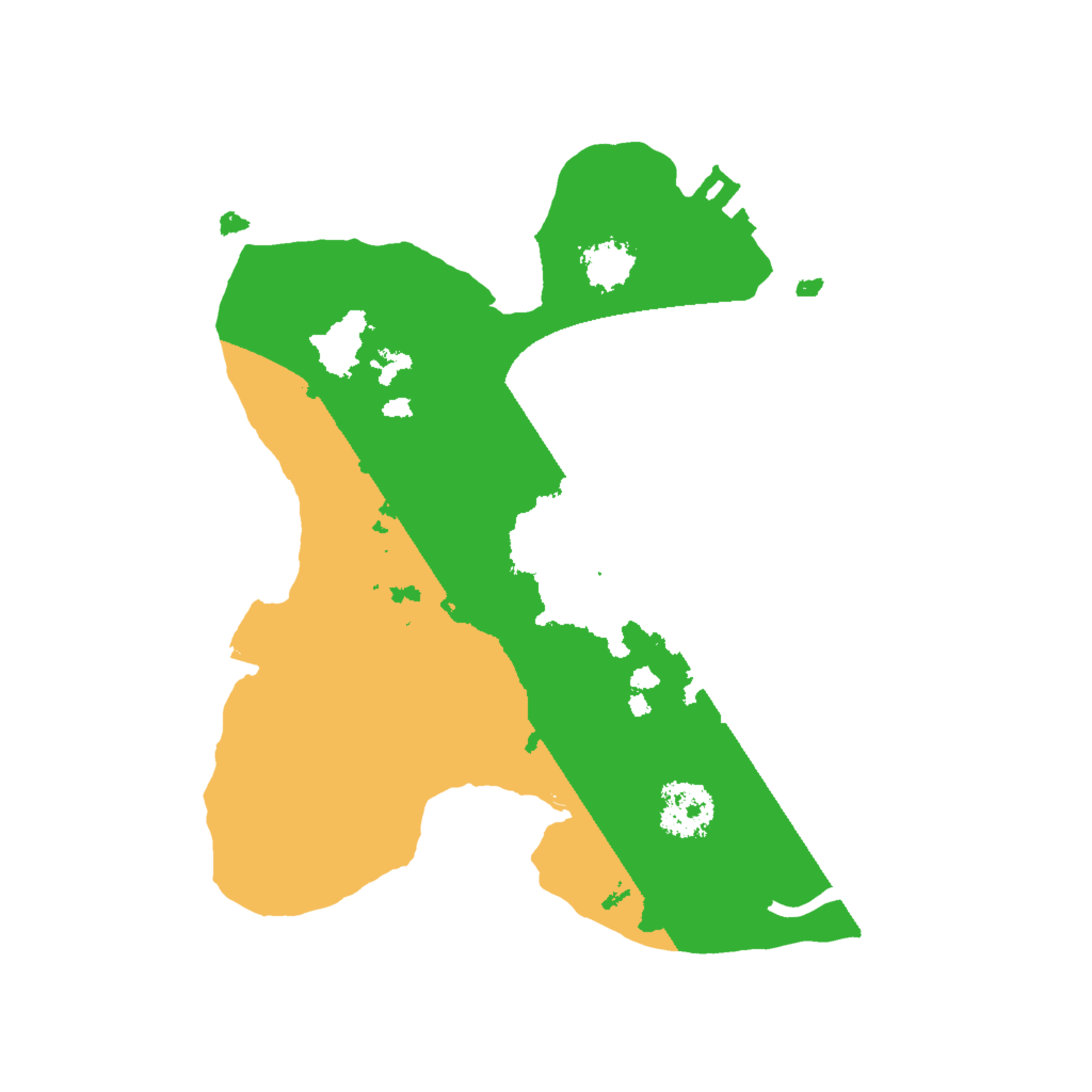 Biome Rust Map: Procedural Map, Size: 2000, Seed: 1986331421