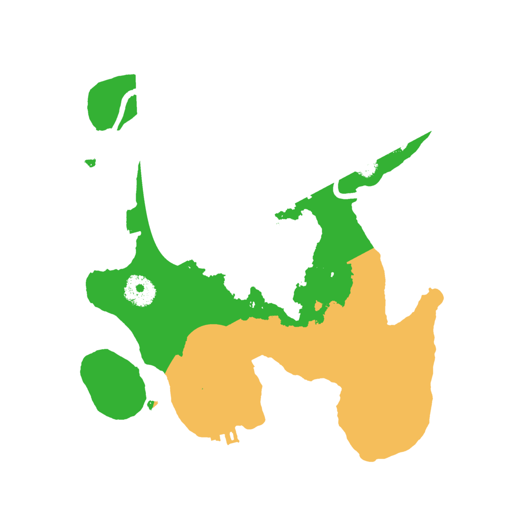 Biome Rust Map: Procedural Map, Size: 2500, Seed: 169674985