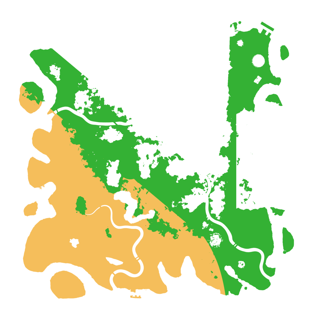 Biome Rust Map: Procedural Map, Size: 4400, Seed: 224600714