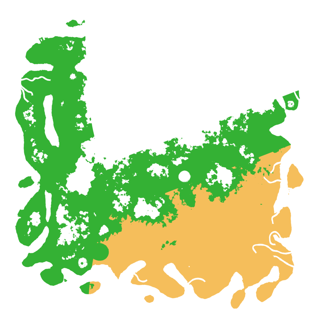 Biome Rust Map: Procedural Map, Size: 5000, Seed: 2563487