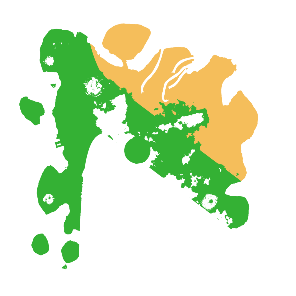 Biome Rust Map: Procedural Map, Size: 3000, Seed: 1045200662