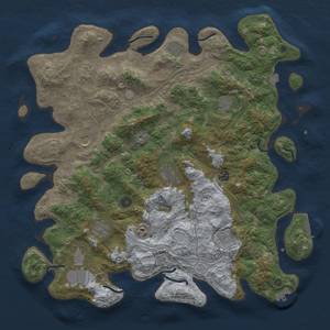 Thumbnail Rust Map: Procedural Map, Size: 4500, Seed: 286966141, 19 Monuments