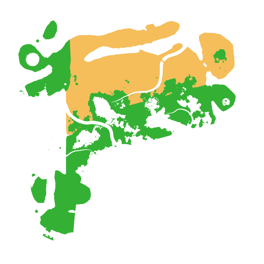 Biome Rust Map: Procedural Map, Size: 3500, Seed: 787378336