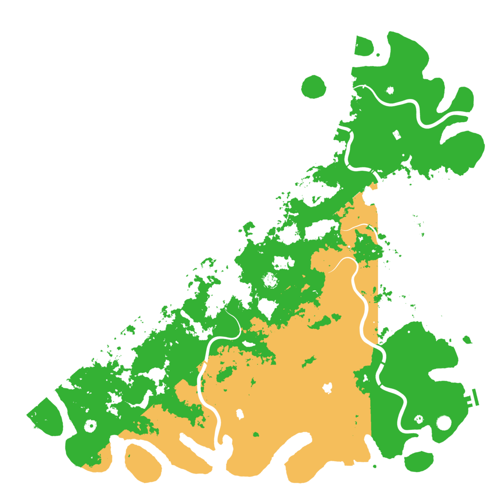 Biome Rust Map: Procedural Map, Size: 6000, Seed: 1253783549