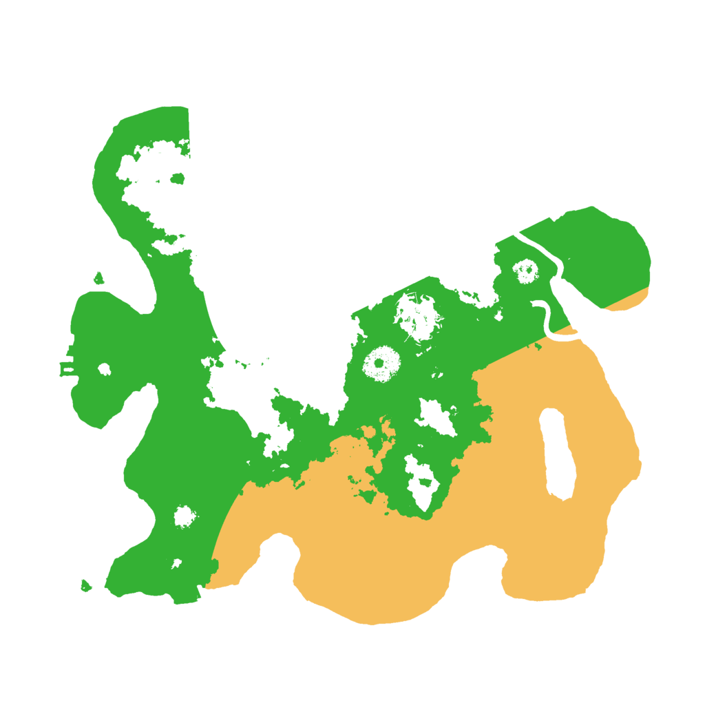 Biome Rust Map: Procedural Map, Size: 3000, Seed: 1991096222