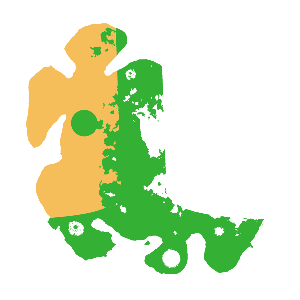 Biome Rust Map: Procedural Map, Size: 3000, Seed: 232562489