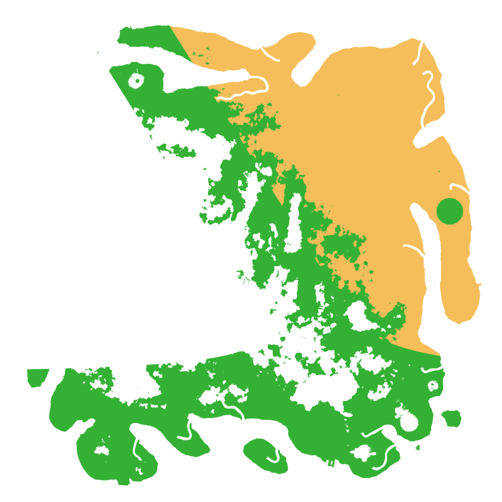 Biome Rust Map: Procedural Map, Size: 5000, Seed: 597911937