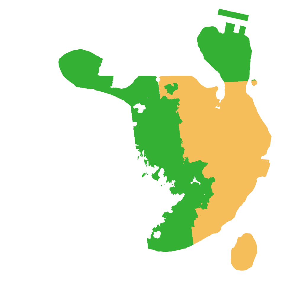 Biome Rust Map: Procedural Map, Size: 2000, Seed: 829955974