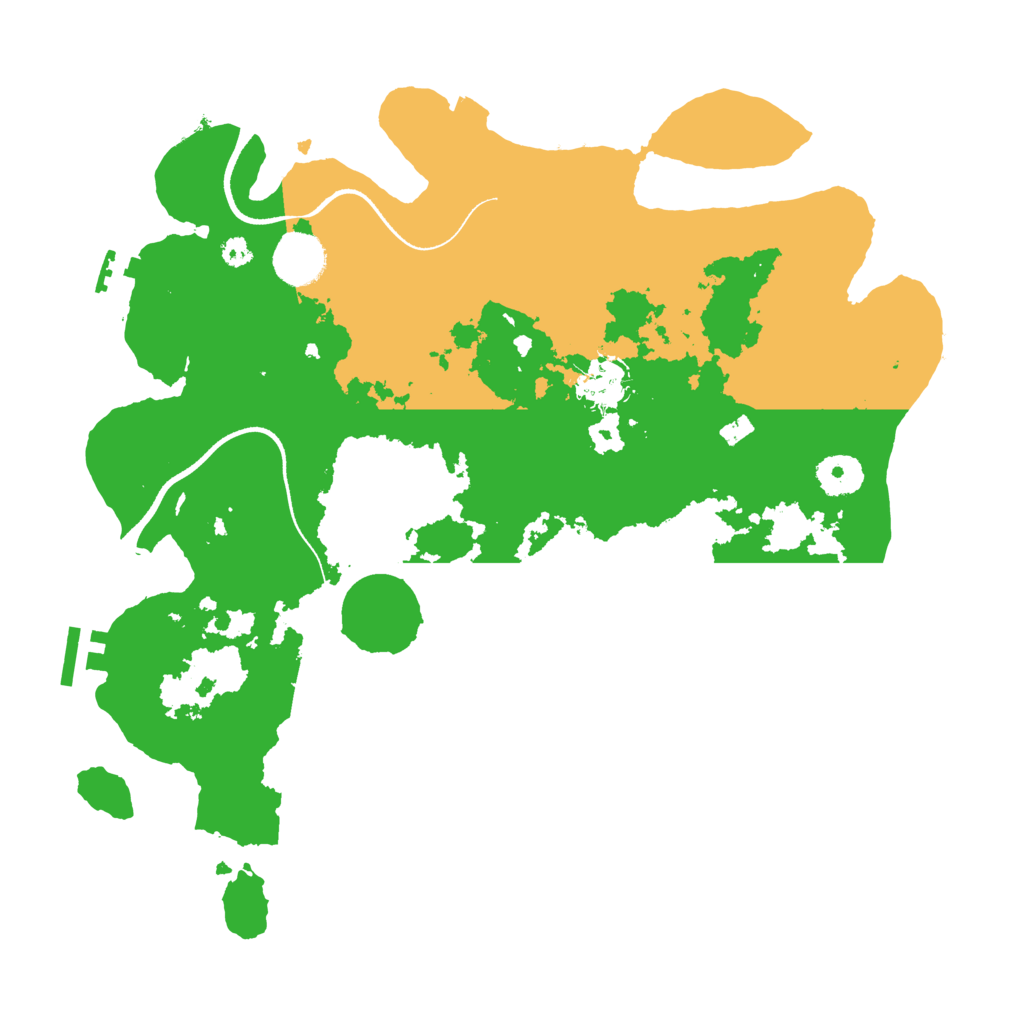 Biome Rust Map: Procedural Map, Size: 3500, Seed: 1384933673