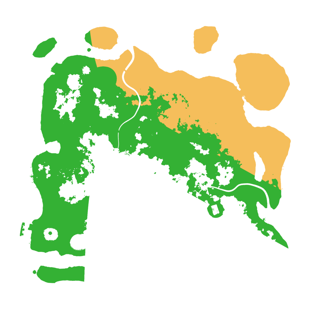 Biome Rust Map: Procedural Map, Size: 3500, Seed: 1685731