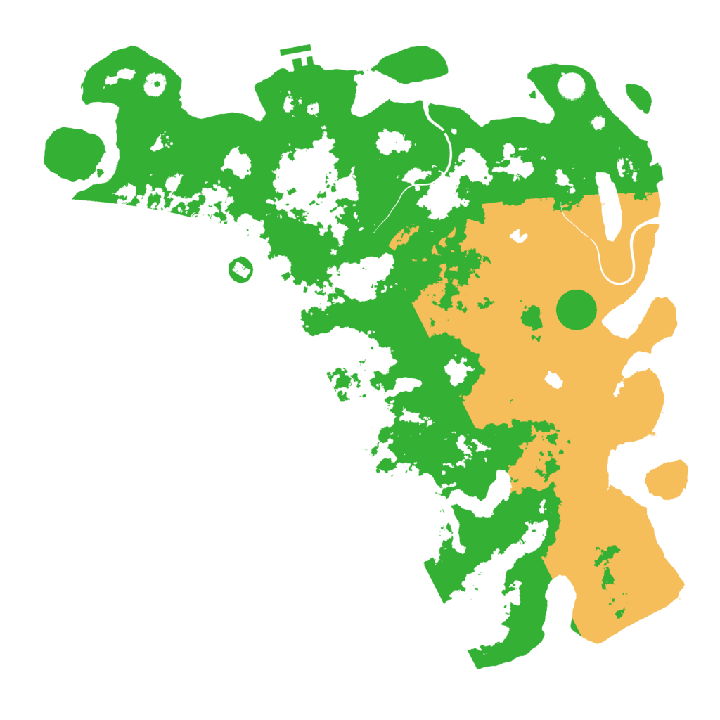 Biome Rust Map: Procedural Map, Size: 4700, Seed: 174411