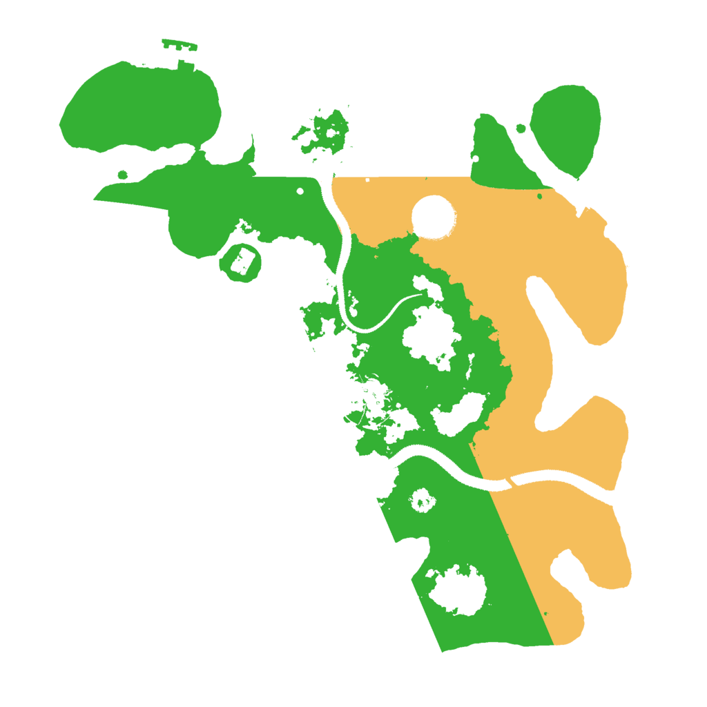 Biome Rust Map: Procedural Map, Size: 3000, Seed: 1750893243