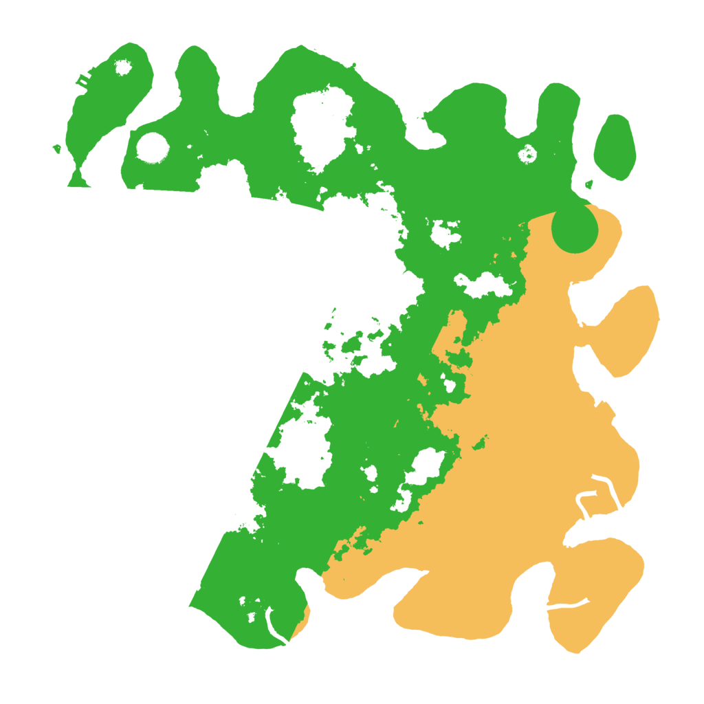 Biome Rust Map: Procedural Map, Size: 4000, Seed: 27001