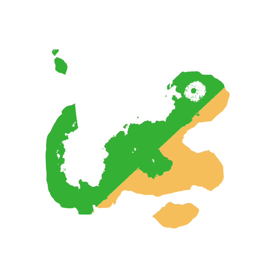 Biome Rust Map: Procedural Map, Size: 2000, Seed: 2088907076